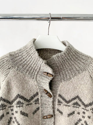 Nordic knit cardigan