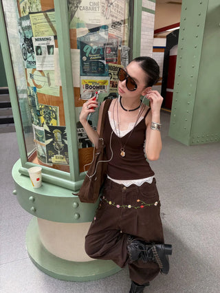 lace V-neck camisole