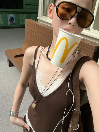 lace V-neck camisole