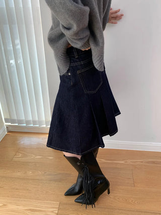 pleated umbrella skirt