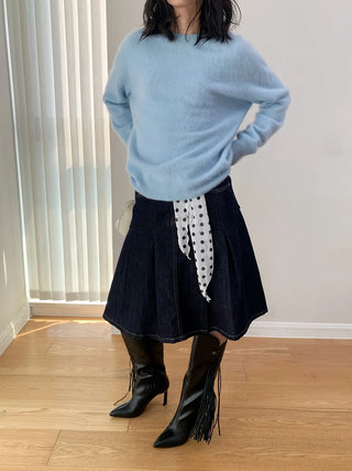 pleated umbrella skirt