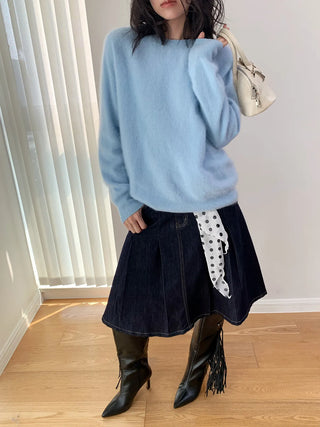 pleated umbrella skirt