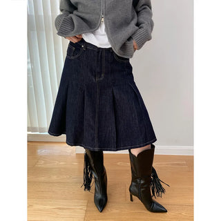 pleated umbrella skirt