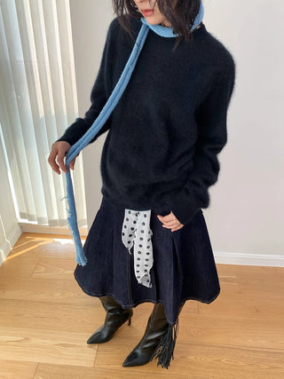 pleated umbrella skirt