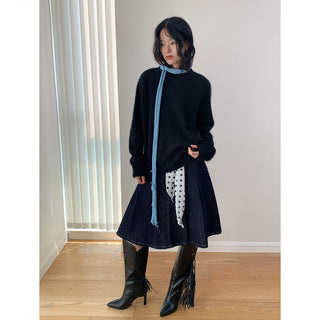 pleated umbrella skirt