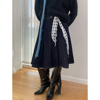 pleated umbrella skirt
