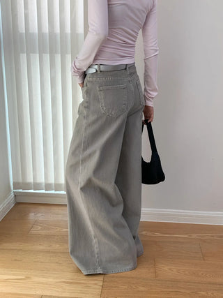 wide leg jeans