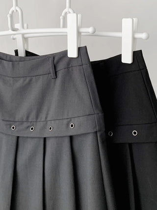 pleated casual pants