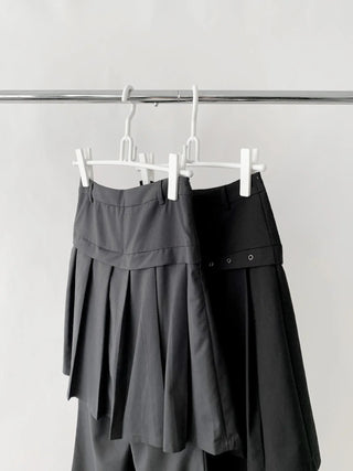 pleated casual pants