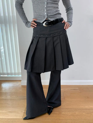 pleated casual pants