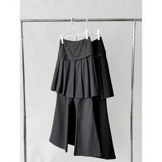 pleated casual pants