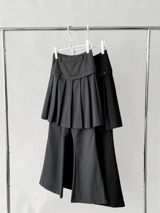 pleated casual pants