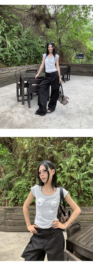 patch suit pants