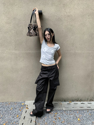 patch suit pants