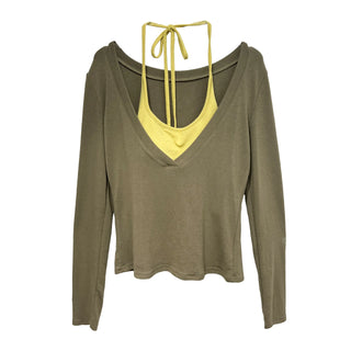 deep V halter