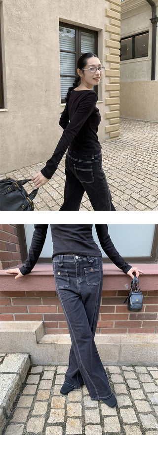 split skinny jeans