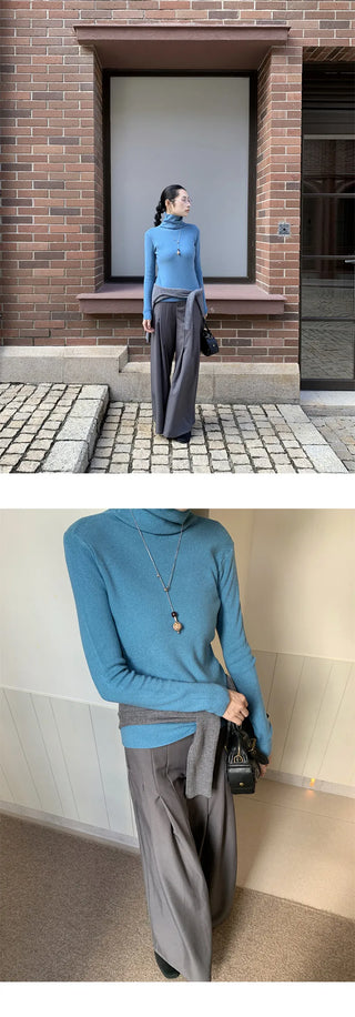 pleated suit pants