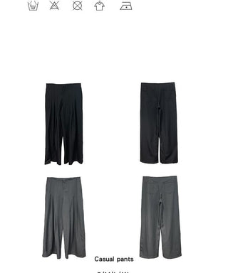 pleated suit pants