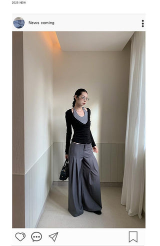 pleated suit pants