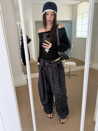 off-shoulder long sleeve