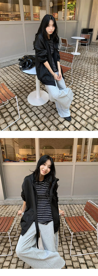 lace-up cardigan coat