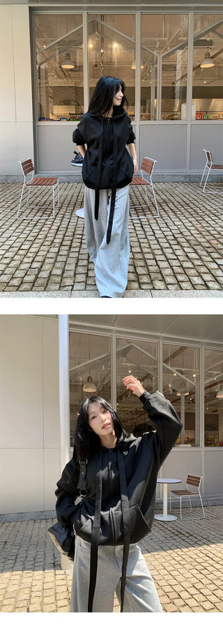 lace-up cardigan coat