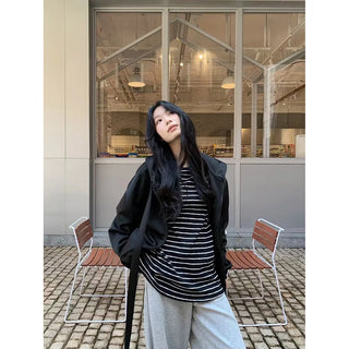 lace-up cardigan coat