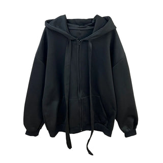 lace-up cardigan coat