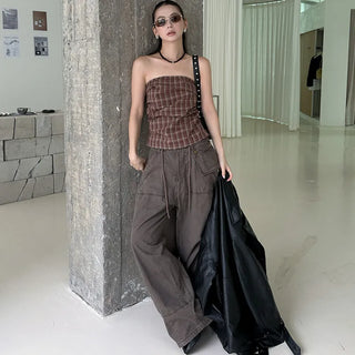 drawstring paratrooper pants