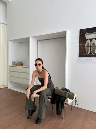 drawstring paratrooper pants