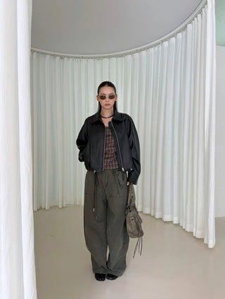 drawstring paratrooper pants