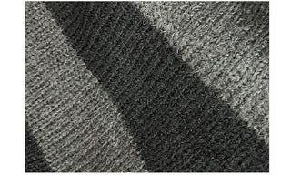 irregular striped sweater