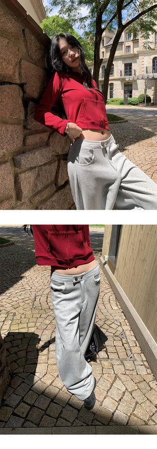 pleated wide pants