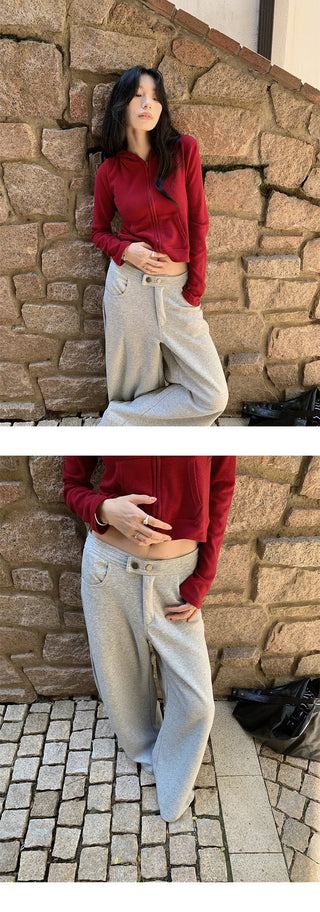 pleated wide pants