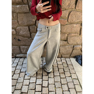pleated wide pants