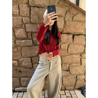 pleated wide pants