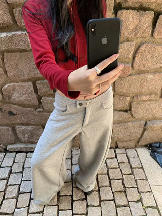 pleated wide pants
