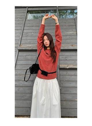 wool crewneck sweater