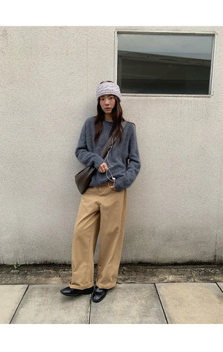 wool crewneck sweater