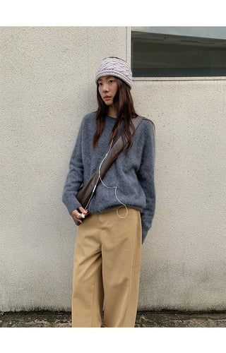 wool crewneck sweater