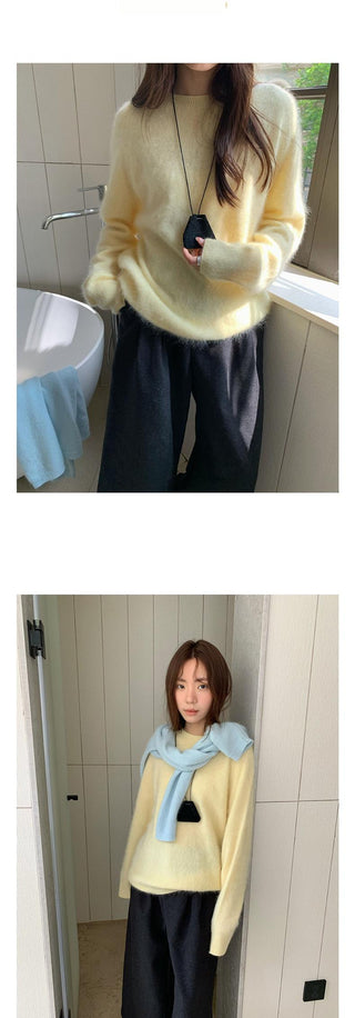 wool crewneck sweater