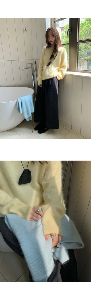 wool crewneck sweater