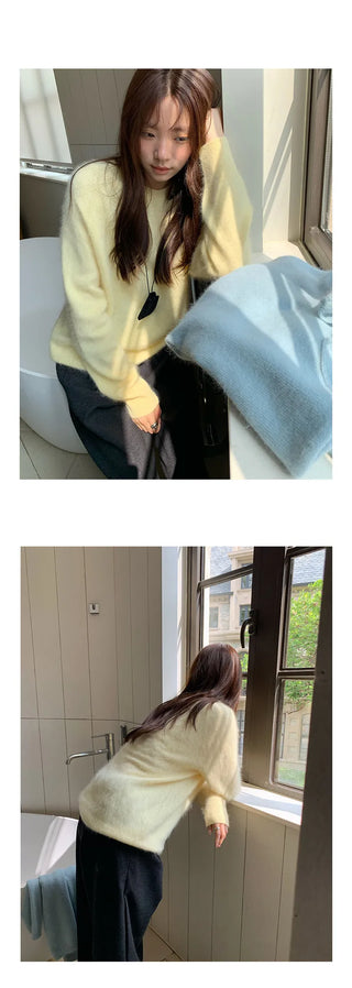 wool crewneck sweater