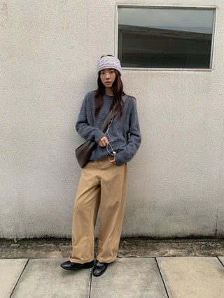 wool crewneck sweater