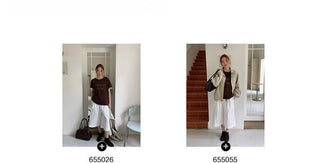 letter embroidered Top