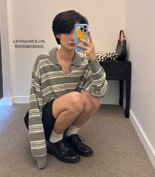 contrast plaid shirt