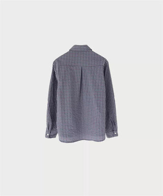 contrast plaid shirt