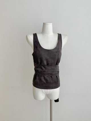 wide belt vest