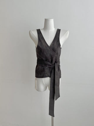 wide belt vest