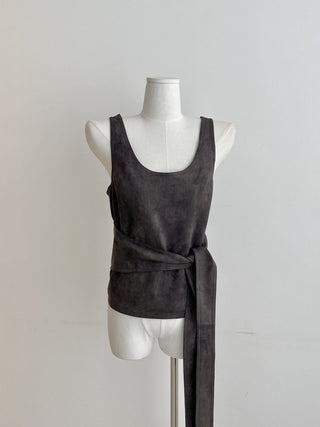 wide belt vest